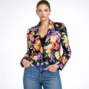 Patrick‎ Christopher Colorful Structured Art to Wear Statement Jacket Blazer PM